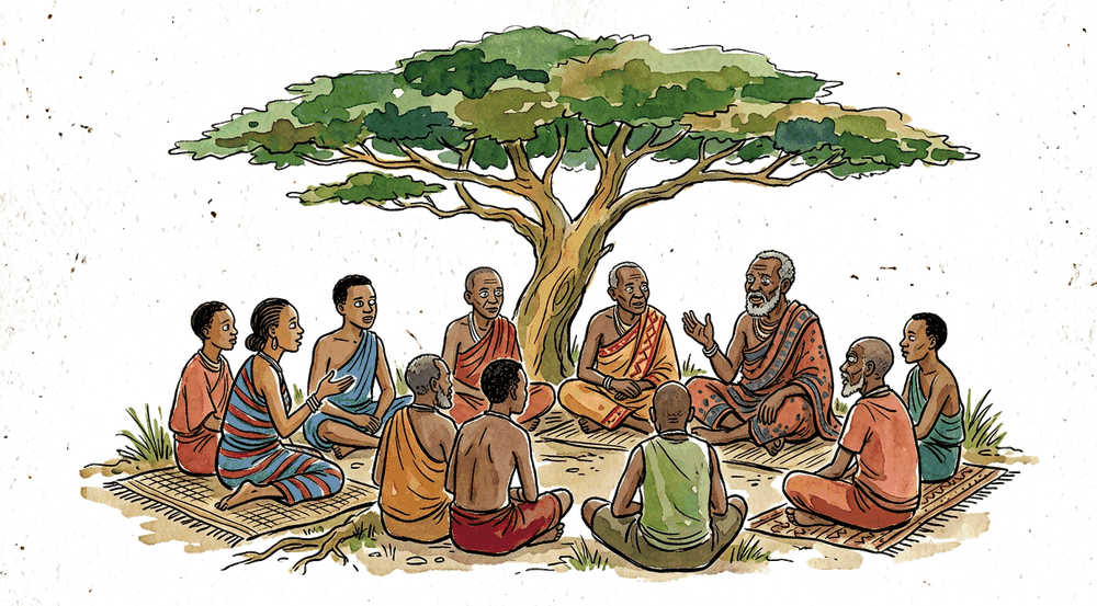 Dialogue Circle — community members seated in discussion