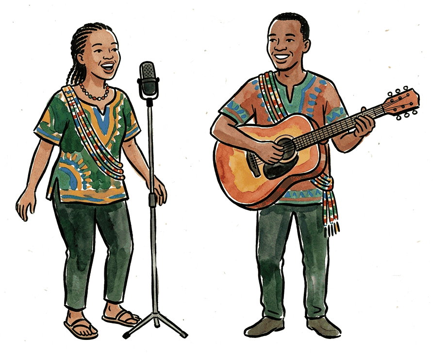 Youth Performers — young Rwandan artists presenting at the festival